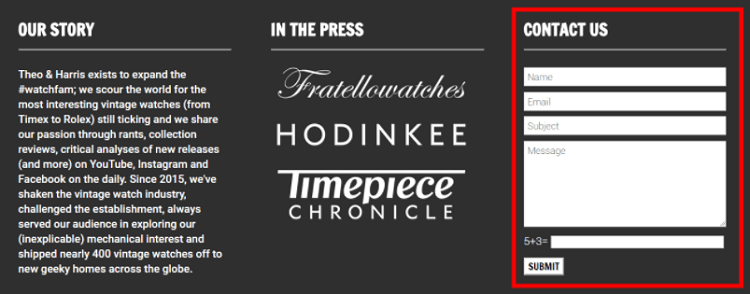 Футер для сайту